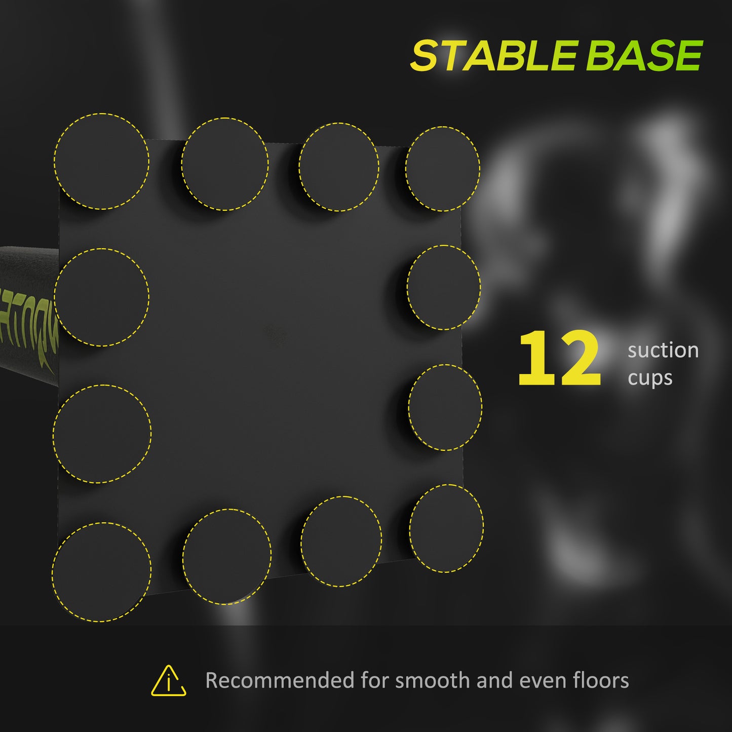 SPORTNOW Boxing Bag, Freestanding Punching Bag, with Reflex Bar, Speed Balls in Black